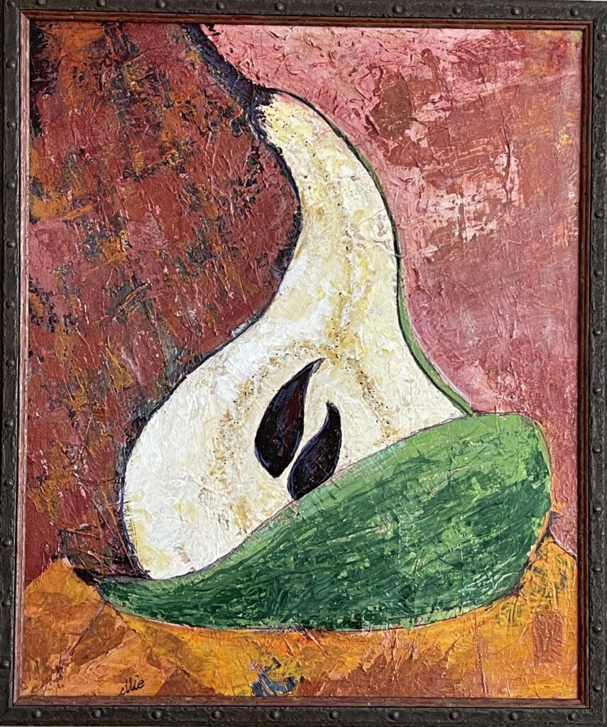171A, Abstract Pear, Acrylic Dimensions: W 21 1/4" x H 25" Collection: Available