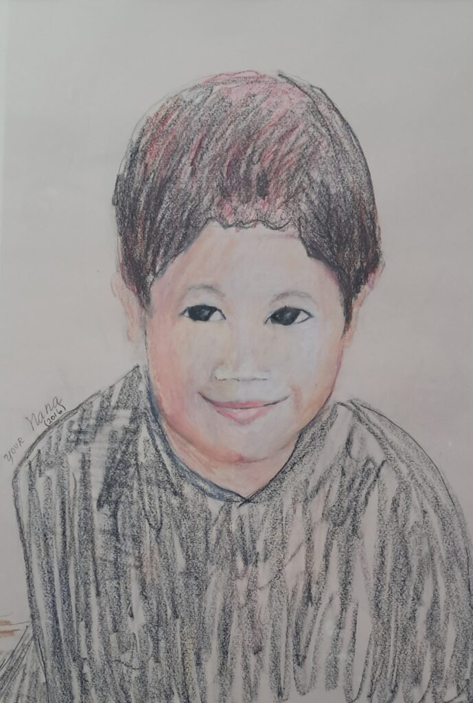 187C, Quinn, Charcoal Dimensions: W 14" x H 17 1/2" Collection: Private