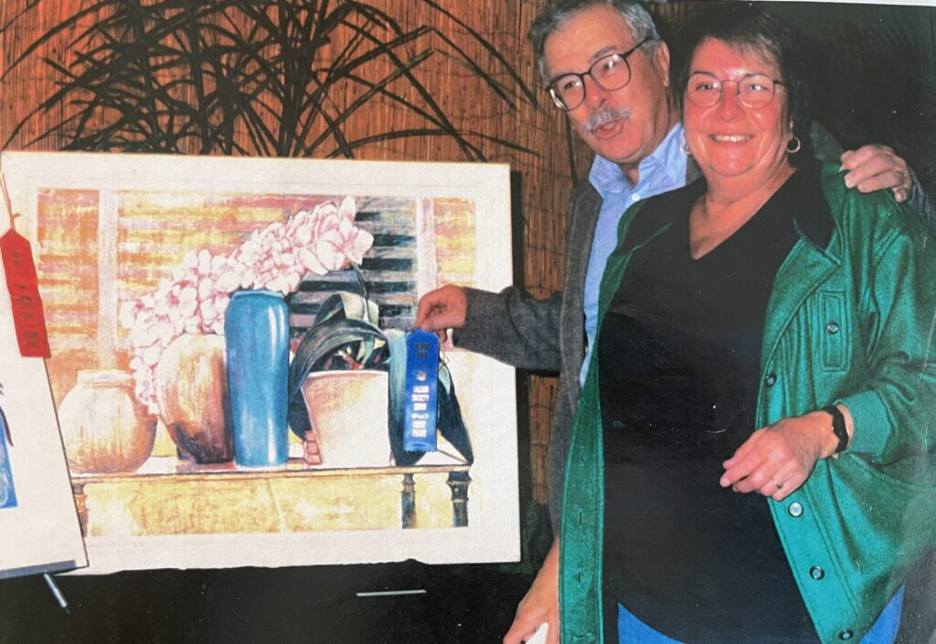 First place award at Orchid Society of Sarasota Art Show.