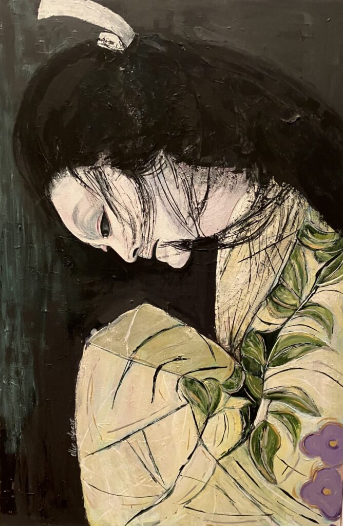 205A, Geisha, Acrylic Dimensions: Don't have measurements Collection: Private